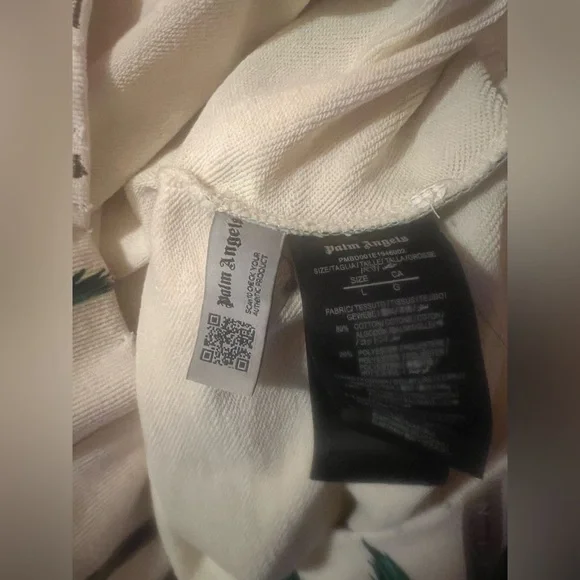 Palm Angels Palm Skull Vint Hoody White Green lar ssense street gallery utility - Picture 8 of 11